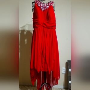 Dress, red , size 14
